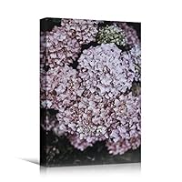 Canvas Wall Art Pink Petals Colorful Farmhouse/Country Floral Multicolor Patterns Photography - 12x18 inches