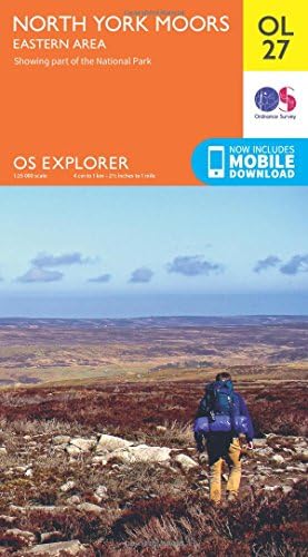 Ordnance Survey Explorer OL 27 North York Moors Map (Eastern Area)