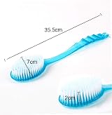 BYFRI Plastic Back Scrubber Long Handle Shower Brush Exfoliation Accessories view 4