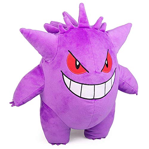 Pokémon Plüsch Kuscheltier Gengar 30 cm, Neue Pokemon Spielzeug 2021, Offiziell von Pokemon Lizenziert