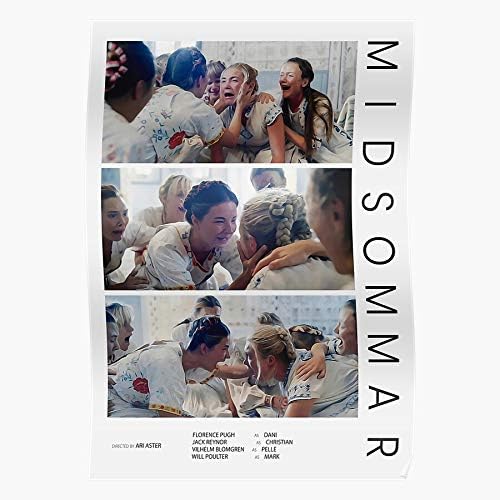 Amazon Com Naknak Florence Pugh Ari Vilhelm Blomgren Dani Pelle Little Midsommar Women Aster Reynor Jack Impressive And Trendy Poster Print Decor Wall Or Desk Mount Options Posters Prints