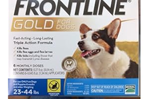 Frontline Gold for Dogs 2344 lbs Blue (6 Month)