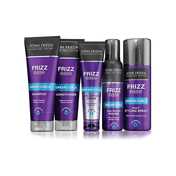John-Frieda-Dream-Curls-Conditioner-250ml John Frieda Frizz Ease Dream Curls Curl-Defining Conditioner 250 ml for Naturally Wavy & Curly Hair, (Pack of 1)