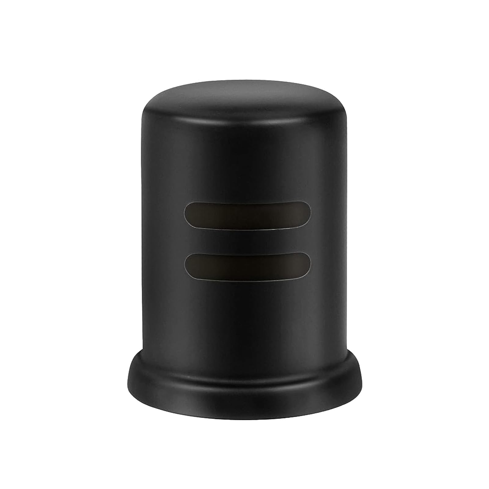 View 1 of 1-5/8" cap diameter 2-1/4 Dishwasher Solid Brass Air Gap Cap Only, Replacement for air gap dishwasher Air Gap Cover Fits Most Air Gap Bodies (Matte Black)