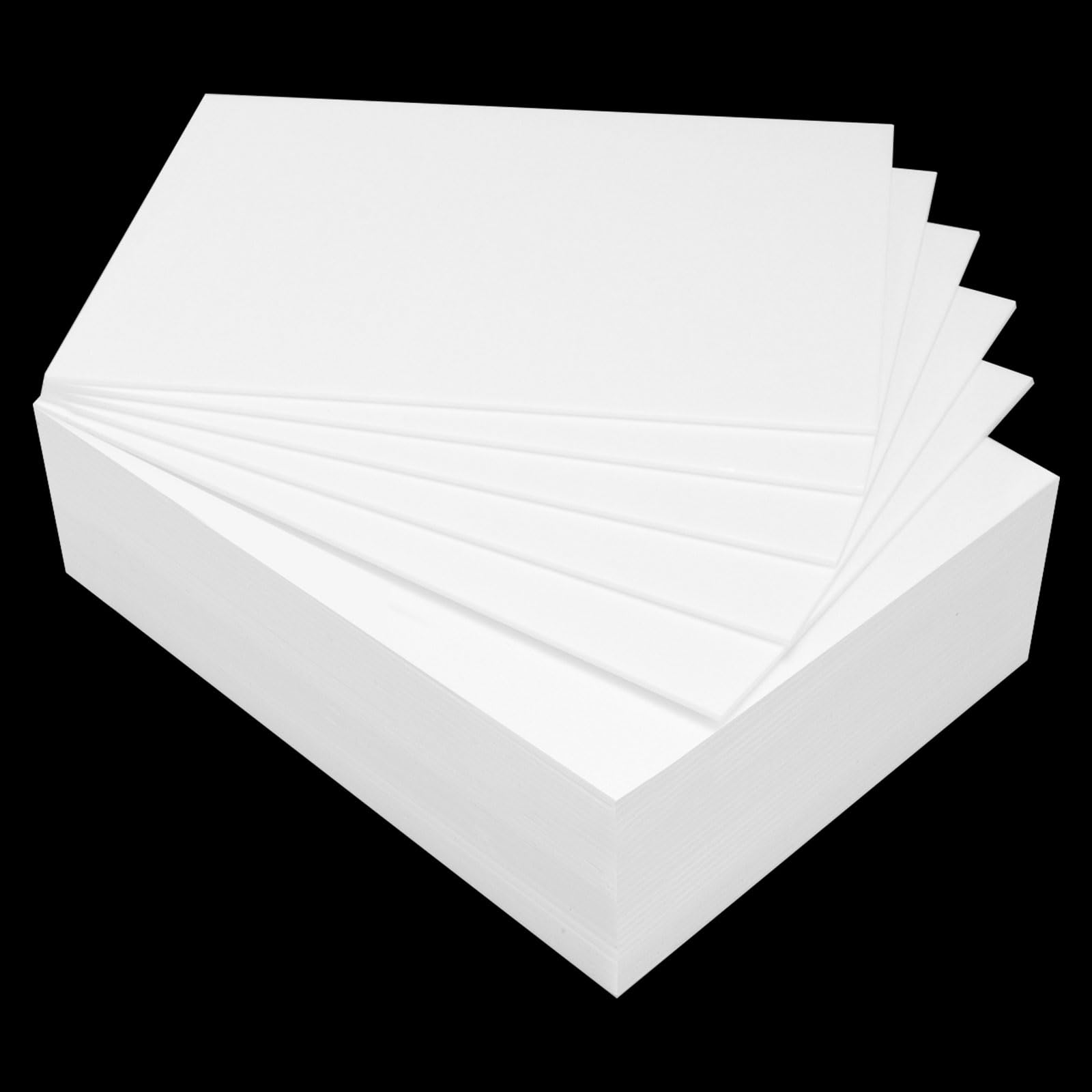 Aselected 10 PCS A4(210X297Mm) Kt Board 3Mm Thick Polystyrene Foam Board for Poster Making Model School Project Wedding Crafts Display (White)
