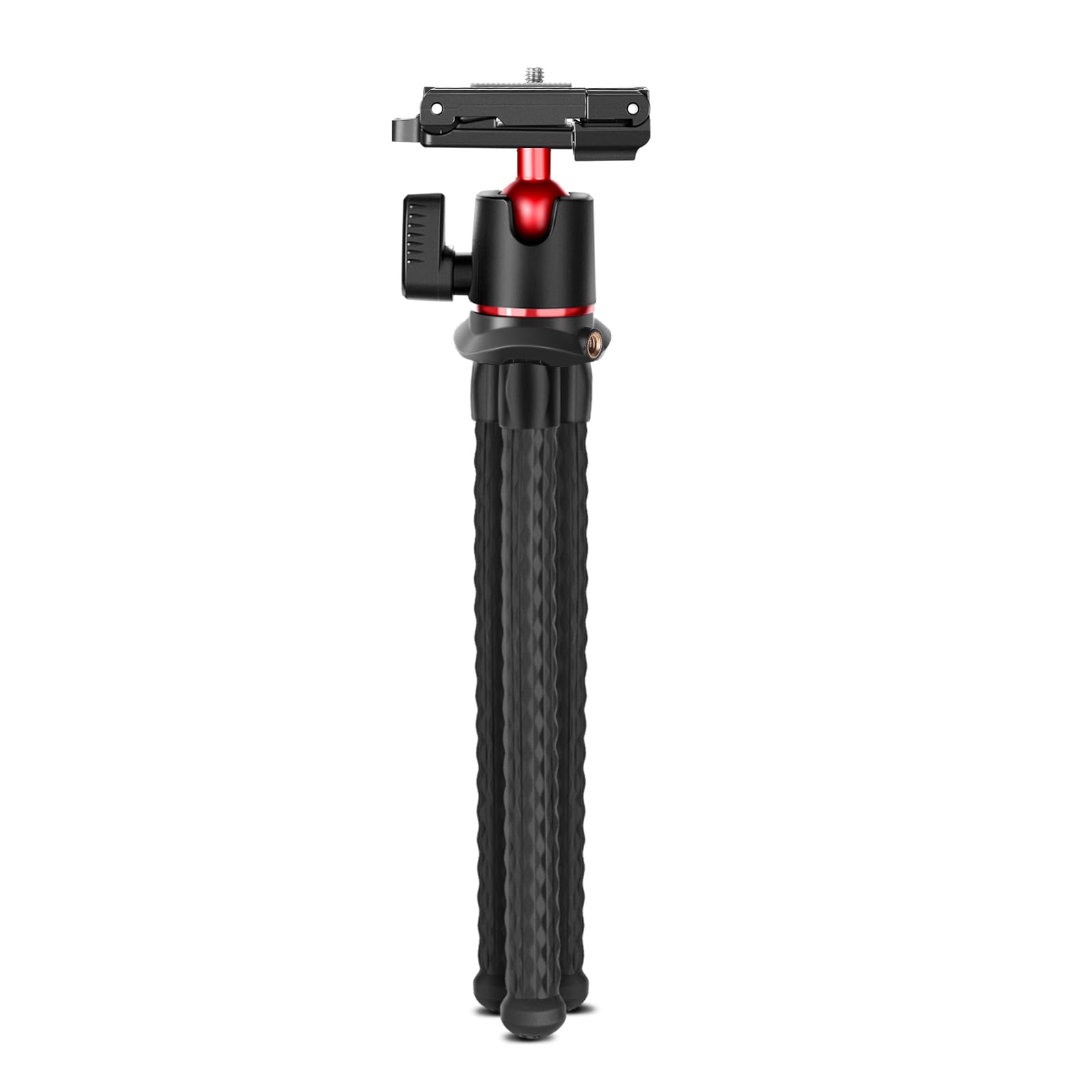 NEEWER Camera Tripod with Remote, Mini Flexible Vlog Phone Tripod Stand with Action Camera Mount Adapter, Hidden Phone Holder & Cold Shoe Compatible with iPhone Hero13 12 11 10 9, Max Load 4.4lb, TP34