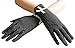 Summer Women Dots Sun Uv Protection Outdoor Cotton Driving Gloves,Black