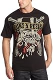 Bravado Men’s Guns n’ Roses “Toungue Skulls” T-Shirt, Black, Medium, Online Clothing Store