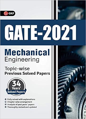 GATE 2021 Mechanical Engineering Previous Solved Papers GATE 2021 Mechanical Engineering Previous Solved Papers