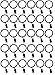 2-inch, Set of 30 Metal Curtain Rings with Clips and Eyelets - Black (Also Known as Curtain Clip Rings/Drapery Rings/Curtain Ring Hooks with Clips