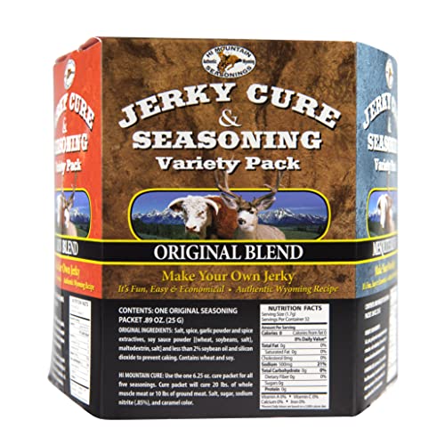 Hi Mountain Jerky Cure & Seasoning Kit VARIETY PACK 1 Original