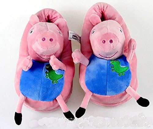 Fatflyshop - Peppa Pig Cute Cartoon Plush Indoor Bedroom Winter Slipper
