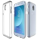 UMaple Galaxy J7 Pro Case,Ultra Slim Crystal Clear Back Cover & Flexible Hybrid TPU Shock-Absorption Protection Case for Samsung Galaxy J730 J7 Pro 2017 5.5
