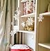 YCT 3m Long Cardboard Beautiful Snowflake Garland, Snowflake Christmas Ornaments