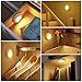 AMIR Upgraded 3.15” Motion Sensor Light Indoor, Cordless Battery Powered Stick on LED Night Lights for Closet, Stair, Under Cabinet, Hallway, Kitchen (Warm White - Pack of 3)