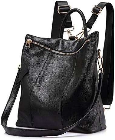 Leather Women's Large Travel School Backpack