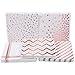 Aneco 100 Pack Rose Gold Cocktail Napkins Decorative Rose Gold Napkins Disposable Paper Napkins in 5 Assorted Rose Gold Foil Designs for Party Supplies Decoration, 6.5 by 6.5 Inches