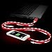 Pilot Electronics EL-1402R Electroluminescent V2 Charge/Sync iPhone 5 Cable, Red