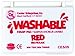 READY 2 LEARN Washable Stamp Pad - Red - Non-Toxic - Fade Resistant - Decorate Scrapbooks, Posters and Cards