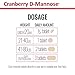 Cranberry D-Mannose Urinary Tract Supplement for Dogs & Cats – Bladder & UTI Health Support – Cranberry Extract, D-Mannose & Vitamin C–Promotes Urinary Wellness & Kidney Function – 60 Chewable Tablets