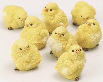 Amazon ひよこ置物 24個セット ガーデンオーナメント 置物