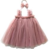 Baby Girl Tulle Tutu Dress Toddler Girls Birthday Party Dress Princess Outfit Little Girl Tulle Skirt