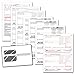 W2 Tax Forms 2021 - Tangible Values 6-Part, 25 Pack, Laser Tax Form Kit with Envelopes