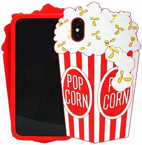 Cute 3D Cartoon iPhone X Case,Animals Food Fashion Design Lovely Cartoon Characters Protective Skin Soft Rubber Silicone Cover for Apple iPhone X