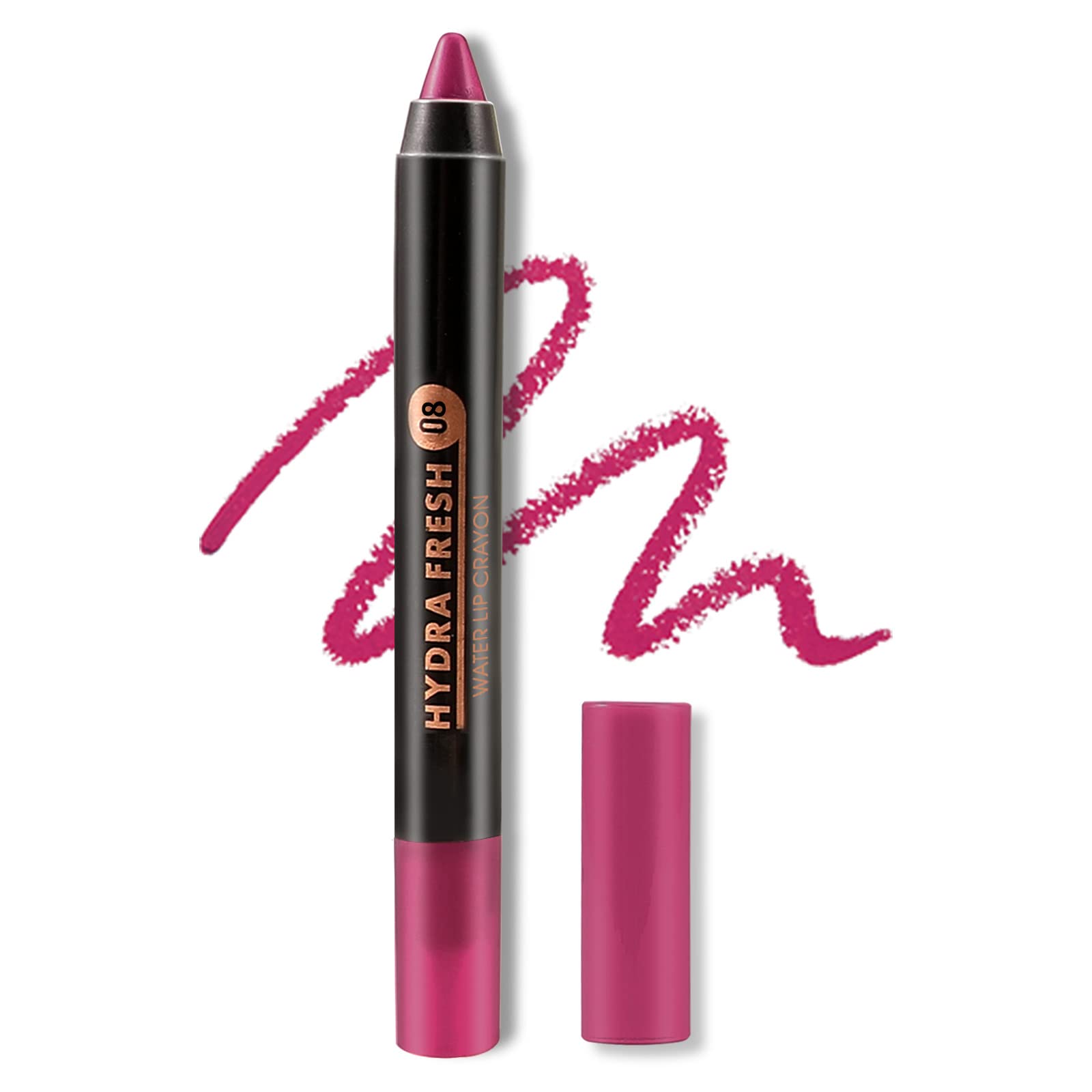 Boobeen Velvety Creamy Matte Lip Liner - Full Coverage High Pigment Waterproof Long Lasting Lipstick for Women, Matte Lip Color with Smooth Finish