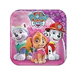 Pink Paw Patrol Girl Party Supplies Dessert Plates (8)