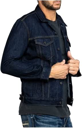 Denim Trucker Jacket - (Blue, Medium 