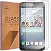 Mr.Shield [3-Pack] Designed for Huawei Ascend Mate 2 4G [Tempered Glass] Screen Protector [0.3mm Ultra Thin 9H Hardness 2.5D Round Edge] with Lifetime Replacement
