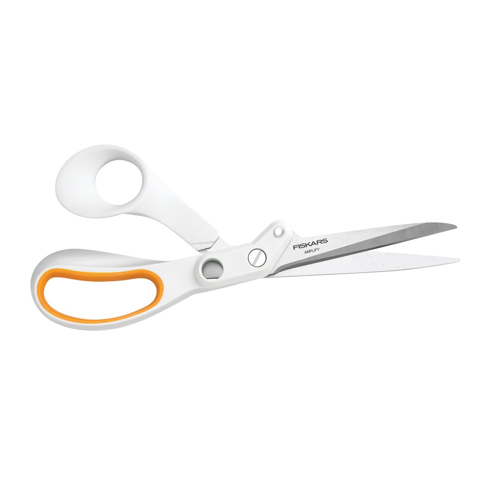 Fiskars 8 Inch Amplify Mixed Media Shears, White