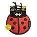 Hyper Pet Firehose Flyers Ladybug Durable Squeaky Dog Toy 9.8 x 1.2 x 6.5 inches