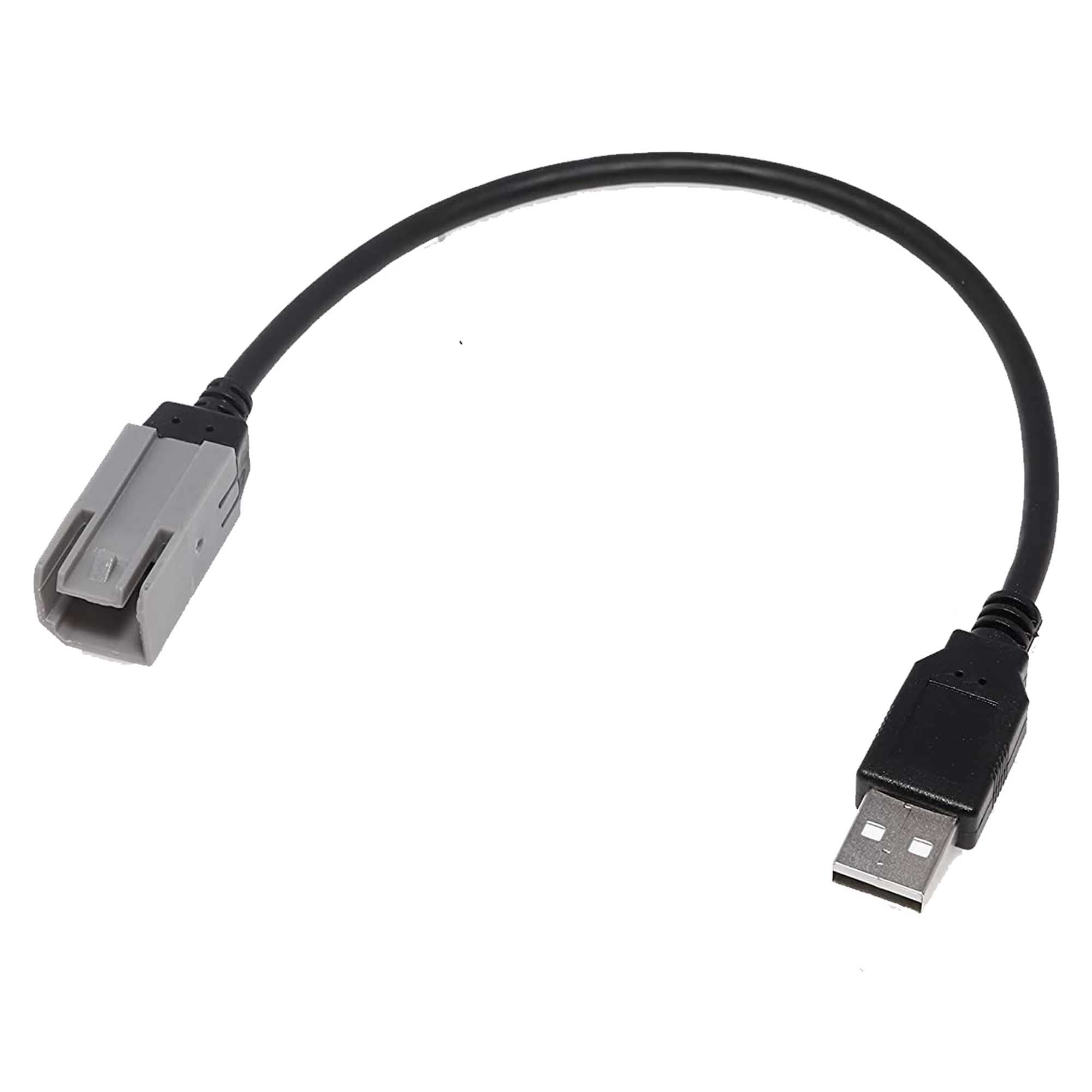 RED WOLF USB Adapter Cable Interface Radio Retention Adaptor Lead for 2014-2022 Fiat 500 Alfa Romeo Mito Vauxhall Corsa E Adam Peugeot Boxer Retain OE USB Plug for Aftermarket Stereo Head Unit