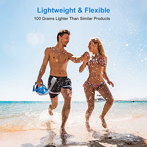 bedee Masque de Plongée, Masque Snorkeling Plein Visage Pliable Respiration Libre, Anti-Buée et Anti-Fuite, 180° Visible avec la Support pour Caméra de Sport, Adapté pour Adultes et Jeunesse(L/XL)