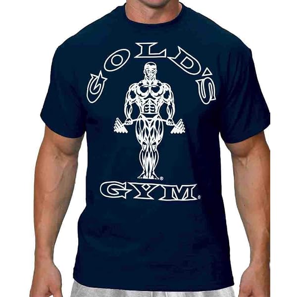 Gold's Gym Basic T-Shirt - Official Licensed - BT-2 (L, Cardinal
