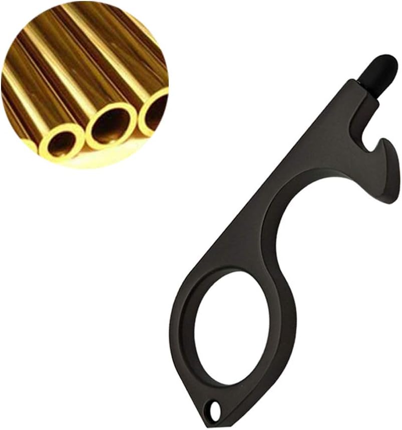 HAZZYS No Touch Tool Handheld door opener tool EDC Keychain Tool for Touchscreens, Handles, Buttons 2Pack - - 