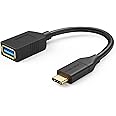 CableCreation USB-C to USB 3.0 Female Adapter 0.5FT/0.15m, USB3.1 Gen1 Type C to Type A Adapter OTG Cord, USB to USB C Adapte