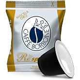 Caff&egrave; Borbone Miscela Oro Espresso Pods Compatible with Nespresso Original Machines, Dark Roast Gold Blend, 100 Count Espresso Coffee Pods