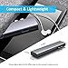 USB C Hub, 6 in 1 Aluminum USB C Hub Adapter for MacBook Pro 13″ and 15″ 2016/2017/2018, Dual Type C Hub with SD/TF Card Reader, 100W Power Delivery and 3 USB 3.0 Ports