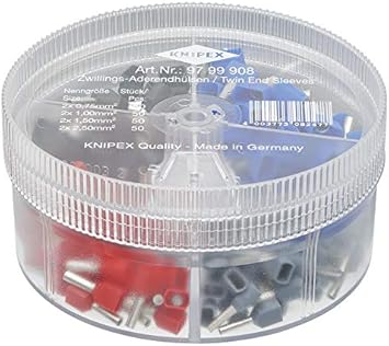 KNIPEX 97 99 908 Caja de surtidos con Punteras Twin: Amazon.es: Bricolaje y herramientas