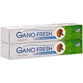 Gano Fresh Toothpaste with Ganoderma &ndash; Natural Herbal Fluoride-Free Toothpaste for Fresh Breath, Gum Health &amp; Clean Teeth, Long-Lasting Freshness, 2 Pack