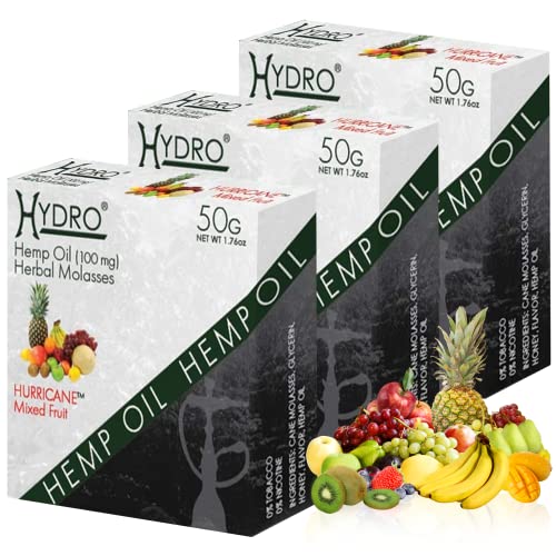 Hydro Hookah Flavor With Hemp Oil Extract, Hookah Shisha Hurricane