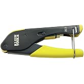 Klein Tools VDV212-008-SEN Compact Compression Crimper, F-Connector | For RG59, RG6/6Q Cables