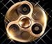 Ysiop Twiddle Tri Spinner Hand Toy for Fidget,Gadget Spinners with Imported Ball