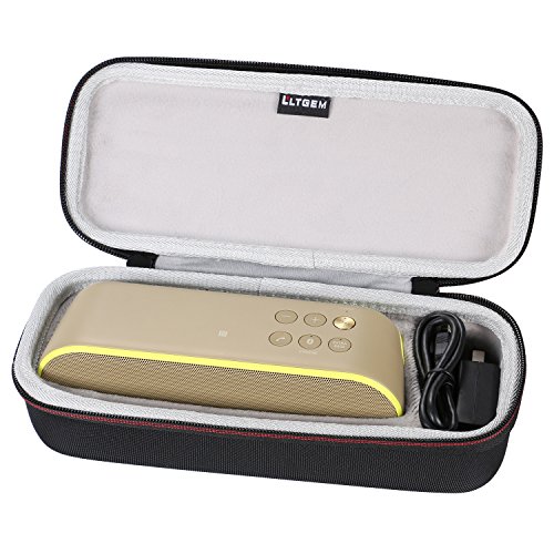LTGEM EVA Hard Case Travel Carrying Storage Bag for Sony SRS XB2 Portable Wireless Speaker Fits USB Cable and Charger (Black)