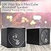 3″ Mini Cube Bookshelf Speakers – 100W Small Bookshelf Speakers w/ 3″ Paper Cone Driver, 8 Ohm – Passive Audio Book Shelf Speaker Pair For Home Theater Stereo Surround Sound – Pyle Home PCB3BK (Black)thumb 3