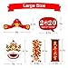 Happy Chinese New Year 2020 Photo Booth Props Kit - NO DIY Needed - Year of the Rat Decorations - 2020 Chinese New Year Party Supplies Favors - 22 Count, Large