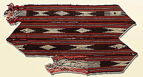 vintage uzbek hand-made woolen tent band for nomads yurt a6101